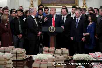 CPAC: Trump serves McDonald’s at his VIP party, continuing his fast food obsession - The Independent