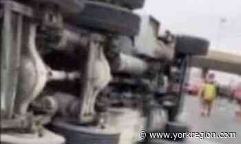 Markham man charged with careless driving in diesel tanker crash, spill - yorkregion.com