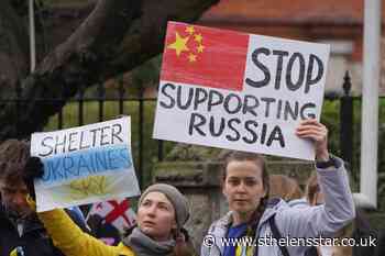 Ukrainian protesters in Dublin turn focus to Chinese Embassy - St Helens Star