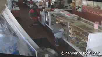 ‘It Was All in Slow Motion’: Witness Recounts Driver Crashing Stolen Car Into Aurora Donut Shop - CBS Denver
