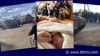 Naissances dans le métro, chars en panne sèche... ces scènes surréalistes au milieu de la guerre - BFMTV