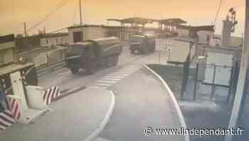 Guerre en Ukraine : les premières images des chars russes qui ont franchi la frontière ce jeudi matin - L'Indépendant