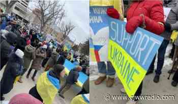 Saskatoon Residents Gather to Support Ukraine | Country 600 CJWW - CJWW