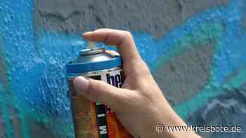 Unbekannte beschmieren in Starnberg Rollladen am Kiosk an der Seepromenade - kreisbote.de