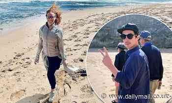 The Wiggles' Emma Watkins explores Victoria's Great Ocean Road with fiancé Oliver Brian - Daily Mail