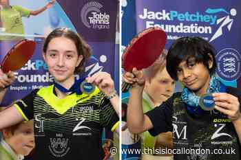 Epping Forest school pupils reach Jack Petchey table tennis finals