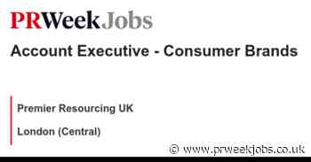 Premier Resourcing UK: Account Executive - Consumer Brands