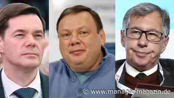 Russlands Oligarchen: Alexej Mordaschow, Michail Fridman und Petr Aven sehen sich zu Unrecht am Pranger