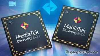 MediaTek Dimensity 8100, Dimensity 8000, Dimensity 1300 Chipsets Launched: All Details