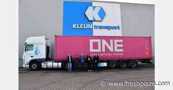 Kleijn Transport BV and Ocean Network Express start climate-friendly synthetic-fuel pilot case - FreshPlaza.com