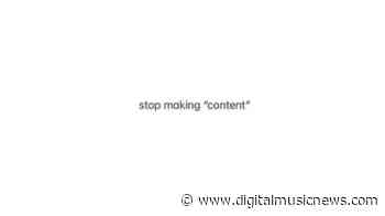 Don’t Create Content. Create Music.