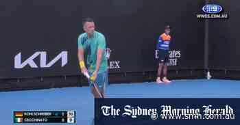 Philipp Kohlschreiber vs Marco Cecchinato: Australian Open 2022 - Sydney Morning Herald