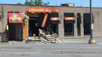 Arson squad investigates fire, explosion destroying pizzeria in Saint-Jean-sur-Richelieu - CTV News Montreal