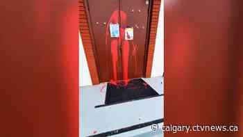Russian Orthodox Church in Calgary vandalized with red paint - CTV News Calgary