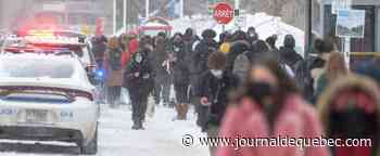 EN IMAGES | Le Cégep Marie-Victorin évacué