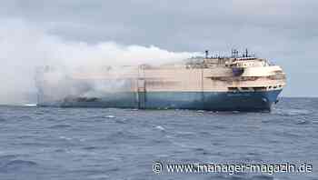 Felicity Ace: Frachter mit VW-Luxusautos wie Bentley und Porsche sinkt nach Brand vor den Azoren