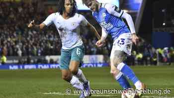 Sieg bei Zweitliga-Schlusslicht: Man City im Pokal weiter