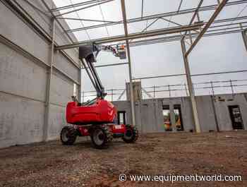 Manitou's new ATJ60E articulated boom lift runs on batteries - Equipment World