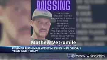 Orlando Police still searching for former Rush man 1 year later
