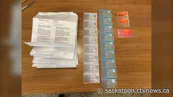 Sask. RCMP charge 3 people after finding fake ID, credit cards