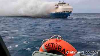 Massive cargo ship carrying luxury cars sinks in mid-Atlantic