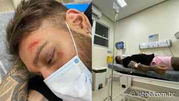 Lucas Lucco aparece machucado em hospital: 'Levei um tombo na escada' - ISTOÉ Independente - ISTOÉ