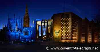 Coventry lights up in Ukrainian flag colours to show solidarity - Coventry Live