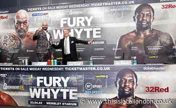 How to get tickets to Tyson Fury vs Dillian Whyte at Wembley