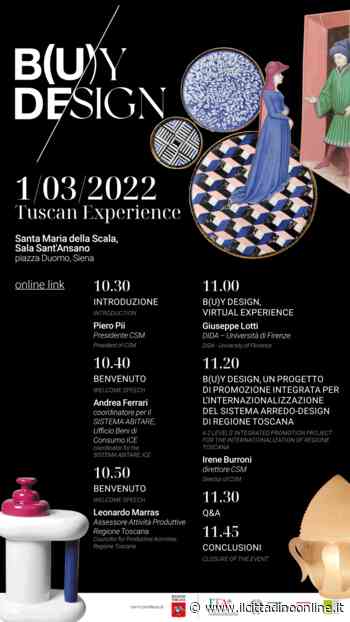 B(U)Y Toscana 2022 parte da Siena - Il Cittadino on line