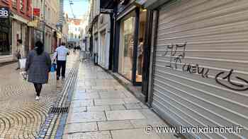 Arras : un jeune arrêté pour des tags sur des commerces du centre-ville - La Voix du Nord