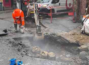 La chaussée s’affaisse en plein centre-ville d’Arras : que s’est-il passé ? - actu.fr