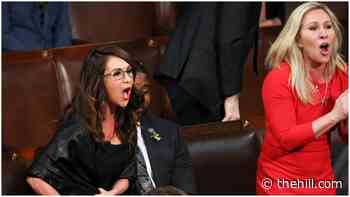 Boebert yells at Biden about putting American troops in coffins, '13 of them'