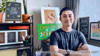 Creative Capital: The IT executive who is a sought-after chalk lettering artist - Channel NewsAsia