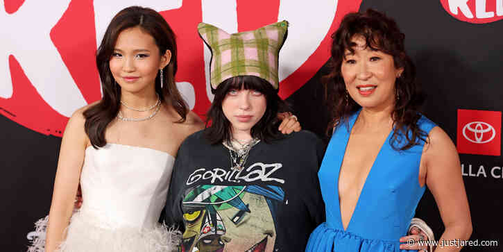 Billie Eilish Joins Stars Sandra Oh & Rosalie Chiang at 'Turning Red' LA Premiere