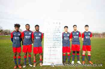 Be The Change Bolton youth group new mini bus and football kits donation - The Bolton News