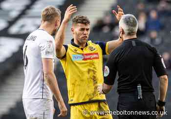 Bolton Wanderers unlikely to escalate complaint against MK Dons ref Seb Stocksbridge - The Bolton News