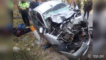 La Oroya: dos muertos y 9 heridos dejó choque entre minivan y bus - RPP Noticias