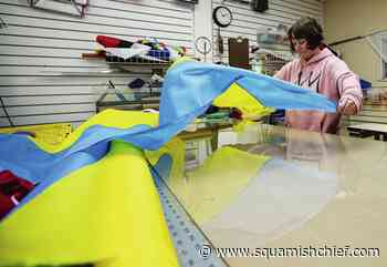 Surge in demand for Ukraine flags at Victoria flag store - Squamish Chief