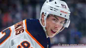 Center Ryan Nugent-Hopkins, out with upper-body injury, leaves Edmonton Oilers' U.S. road trip - ESPN