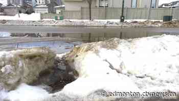 Edmonton weather: Warmer temperatures creating issues for city crews, residents - CTV News Edmonton