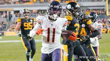 With Allen Robinson's future uncertain, WR Darnell Mooney stands out to GM Ryan Poles