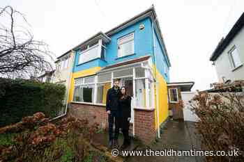 UK couple paint their house in colours of Ukraine flag - The Oldham Times