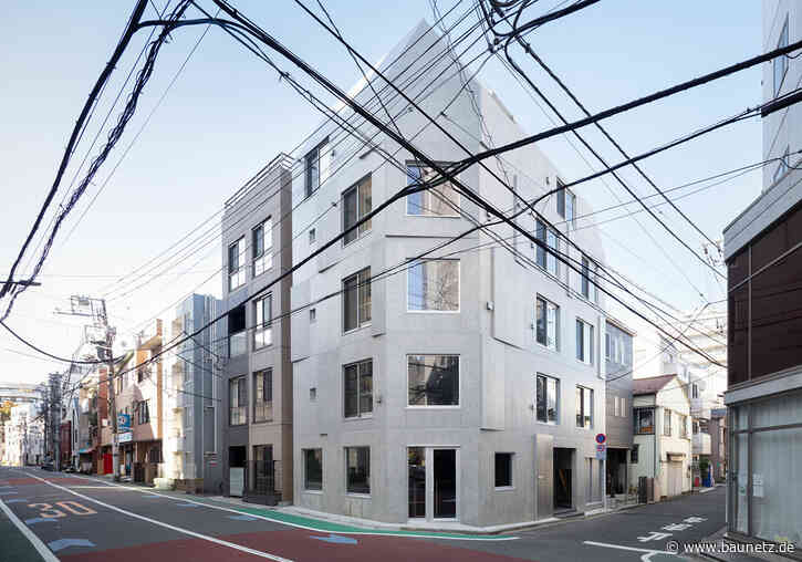 Eckensteher aus Beton
 - Stadthaus in Tokio von Sasaki Architecture und Ytro Design Institute
