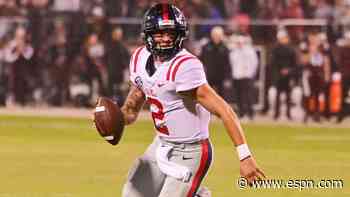 QB Corral has 'no regrets' over bowl game injury