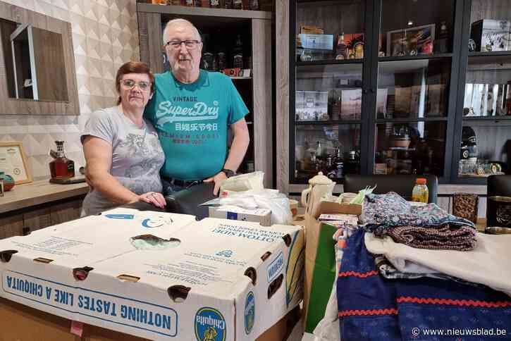 Ondanks persoonlijk leed organiseren Christina (61) en Johnny (69) inzamelactie voor Oekraïne: “Medisch materiaal, drinkwater, kleding... alles is welkom”