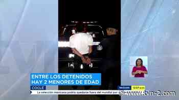Dos menores entre los detenidos por robo a minisúper en Churuquita Grande - TVN Noticias