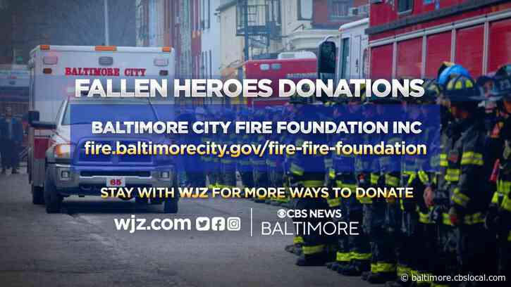 Over $21K Each Raised For Families Of Baltimore’s Fallen Firefighters