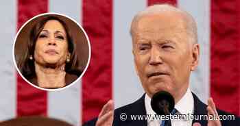 Look What Kamala Harris Appears to Mouth When Joe Biden Said 'Iranian'