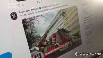 Twittergewitter bei der Feuerwehr Koblenz - SWR Aktuell