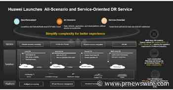 Huawei presenta la solución de servicio de copia de seguridad y recuperación ante desastres